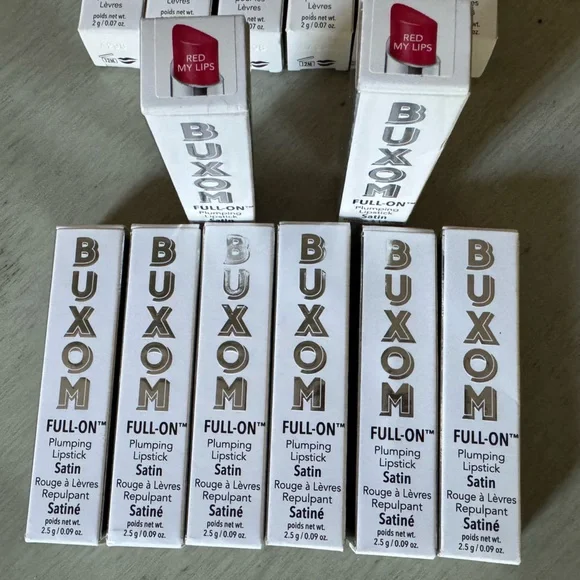 Buxom Full-On Plumping Satin Lipstick - Red My Lips - Picture 1 of 3